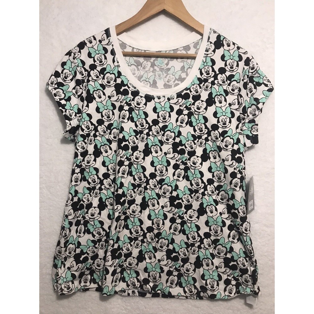 Disney Store Women's Large Minnie Mouse T-Shirt White